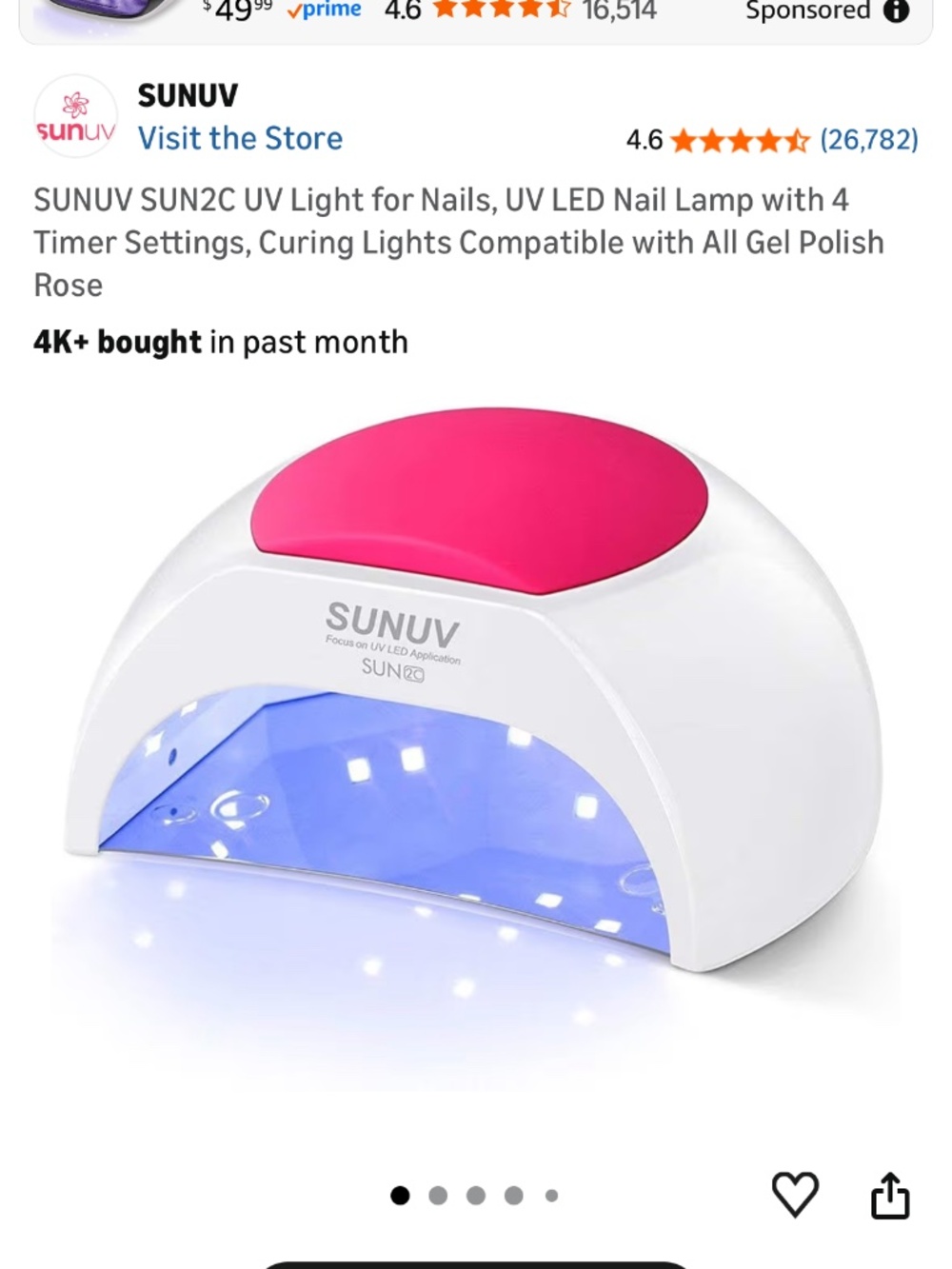 SUNUV UV Light for Nails